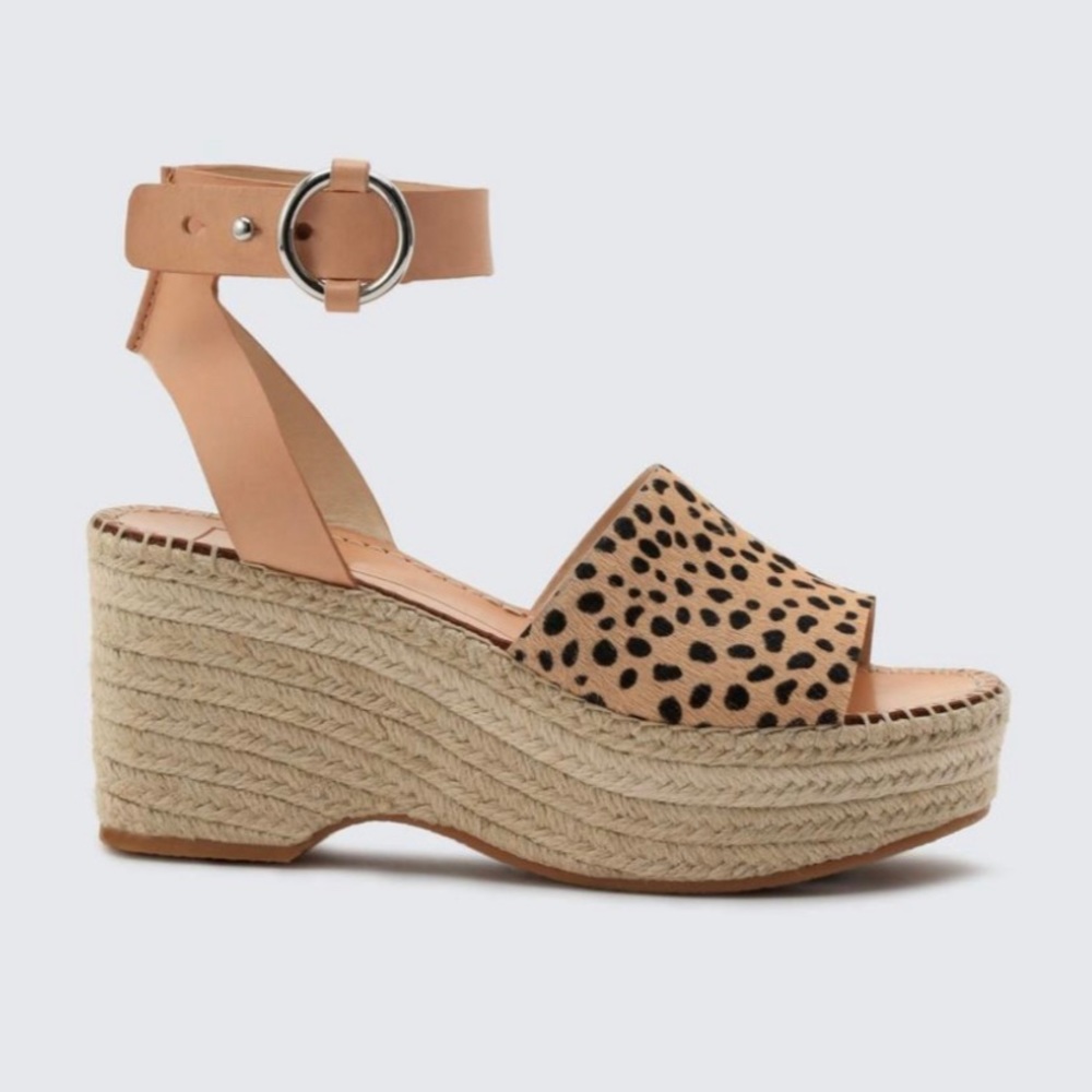 Leopard Wedges